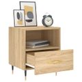 vidaXL Nočné stolíky 2 ks dub sonoma 40x35x47,5 cm kompozitné drevo