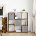 vidaXL Servírovacia skriňa Dymová dub 102 x 31 x 99,5 cm