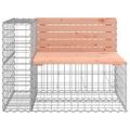 vidaXL Záhradná lavica gabiónový dizajn 184x71x65,5 cm masívny douglas