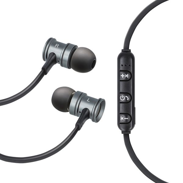 Bluetooth slúchadlá Forever BSH-200 strieborné