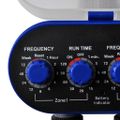Záhradný elektronický automatický časovač zavlažovania, dva výstupy