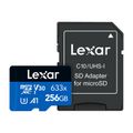Pamäťová karta Lexar High-Performance 633x microSDXC 256 GB + adaptér SD