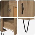 vidaXL Highboard Remeselný dub 69,5 x 31 x 115 cm Kompozitné drevo