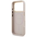 Puzdro Guess pre iPhone 17 Pro HC MAGSAFE PU W/ GRAINED PU STRASS LOGO ružové