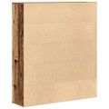 vidaXL Knižnica staré drevo 89x24x101,5 cm kompozitné drevo
