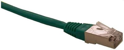 Patch cord FTP cat5e 0,25 M zelený
