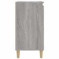 vidaXL Nočný stolík sivý sonoma 40x35x70 cm spracované drevo