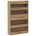 vidaXL Skriňa na topánky 80 x 21 x 125,5 cm Kompozitné drevo