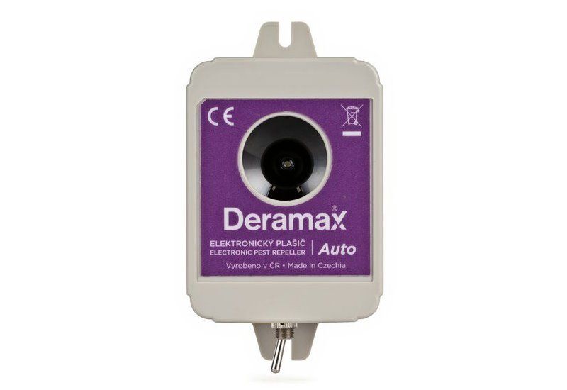 Odpudivý Deramax Auto - ultrazvukový plášť pre mačky a hlodavce