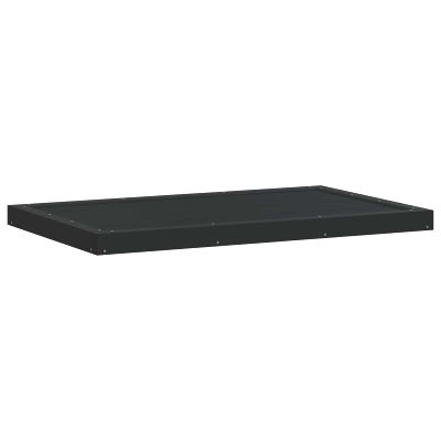 vidaXL Doska základne sprchy Čierna 101 x 63 x 5,5 cm WPC