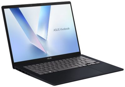 ASUS Vivobook/ X1-26-100/ 16GB/ 1TB SSD/ Qualcomm® Adreno/ 14"WUXGA,matný/ W11H/ modrý Notebook, Snapdragon X1-26-100, 16GB LPDDR5X, 1TB SSD, Adreno, 14" WUXGA, W11H, modrý