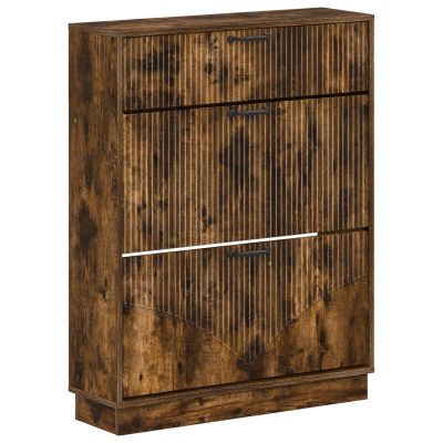 vidaXL Skriňa na topánky HOORN 78 x 24 x 100 cm Kompozitné drevo