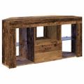 vidaXL Rohový LED TV kabinet 100 x 40 x 50 cm Staré drevo