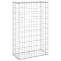 vidaXL Gabiónová stena s krytmi, pozinkovaná oceľ 60x30x100 cm