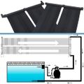 vidaXL Solárny panel na ohrev vody v bazéne 2 ks 80x310 cm
