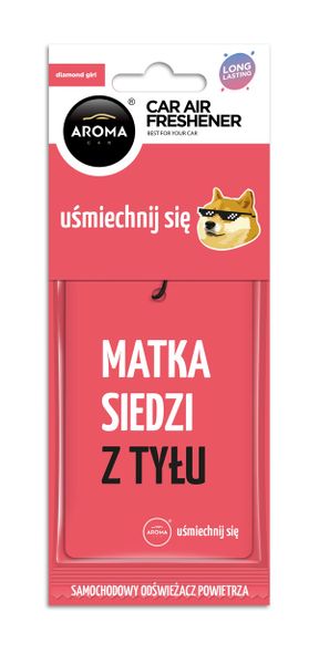 Osviežovače vzduchu AROMA CAR LETS SMILE Diamond Girl