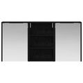 vidaXL Set kabinetov do kúpeľne 3 ks 126 x 16 x 62.5 cm