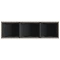 vidaXL Záhradné kvetináče kolieska 2 ks sivé 107x32x38 cm polyratan