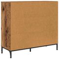 vidaXL Servírovacia skriňa Staré drevo 89,5 x 33 x 82 cm