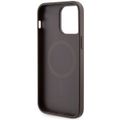 Puzdro Guess pre iPhone 15 Pro Max 6,7" GUHMP15XP4RPSW hnedé HC MAGSAFE 4G PRINTED STRIPES