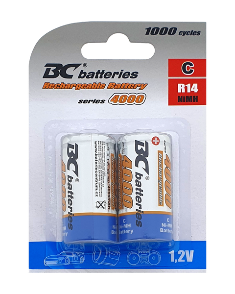 Nabíjateľná batéria R14 BC Batteries 1,2V