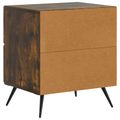 vidaXL Nočný stolík 2 ks Dymový dub 43 x 34,5 x 47,5 cm