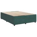 vidaXL Posteľ boxspring s matracom Tmavozelená 140 x 200 cm Zamat