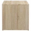 vidaXL Box so zásuvkou, dub sonoma 40,5x40x40 cm, kompozitné drevo