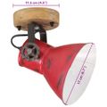 vidaXL Nástenná lampa 25 W šmuhovaná červená 11,5x11,5x25 cm E27