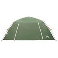 vidaXL Stan chata so strechou Zelená 400 x 210 x 180 cm Polyester