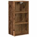 vidaXL Závesná skrinka Staré drevo 40 x 29,5 x 80 cm Kompozitné drevo