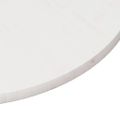 vidaXL Stolová doska biela Ø80x2,5 cm masívna borovica