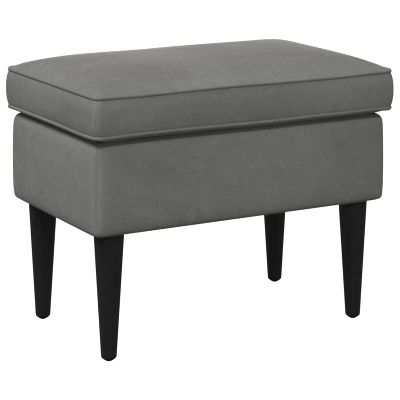 vidaXL Taburetka Tmavosivá 55 x 35 x 41 cm Zamat