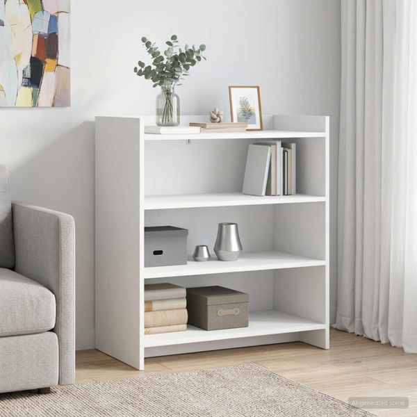 vidaXL Servírovacia skriňa Biela 75 x 36 x 80 cm Kompozitné drevo