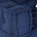 vidaXL Modulová pohovka Látka Indigo 70 x 70 x 56 cm