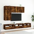 vidaXL TV nástenná skrinka dymový dub 60x30x30 cm kompozitné drevo
