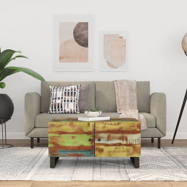 vidaXL Konferenčný stolík 80x50x40 cm recyklovaný masív a sprac. drevo