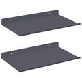vidaXL Závesná polica 2 ks Antracit 30 x 18 x 2,5 cm Oceľ