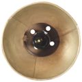 vidaXL Nástenná lampa, industriálny štýl, mosadzná, okrúhla E27