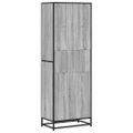 vidaXL Knižnica sivý dub sonoma 60x35x170,5 cm kompozitné drevo