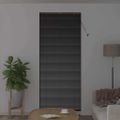 vidaXL Rímske žalúzie Čierna 220 x 85 cm Hliník