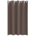 vidaXL Záclony na zatemnenie s krúžkami 2 ks Tmavohnedá 175 x 140 cm