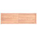 vidaXL Stolová doska svetlohnedá 180x50x(2-4)cm ošetrený masív hrany