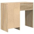 vidaXL Stôl Sonoma dub Kompozitné drevo 90 x 37,5 x 75 cm