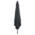 vidaXL Záhradný slnečník 295 x 295 x 245 cm Polyester a oceľ Antracit