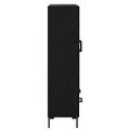 vidaXL Highboard Čierny dub 69,5 x 31 x 115 cm Kompozitné drevo