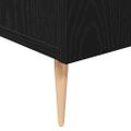 vidaXL Servírovacia skriňa Čierny dub 90 x 34 x 80 cm Kompozitné drevo
