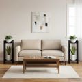 vidaXL Stojan na rastliny 2 ks Čierny dub 30 x 30 x 80 cm