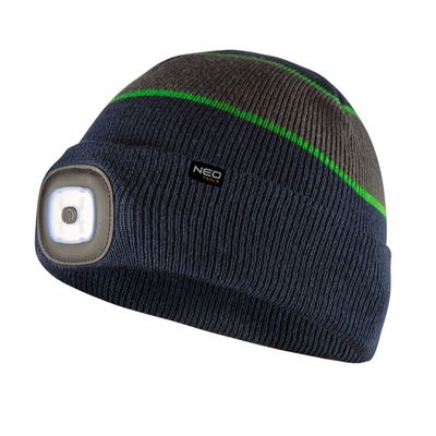 Čiapka s čelovkou NEO TOOLS 81-630 nabíjacia