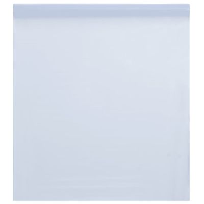 vidaXL Okenná fólia statická matná biela 90x1000 cm PVC